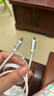 品胜[冰川透明]苹果数据线type-c充电线PD27W/20W快充lightning适用iPhone14/13/12/11/Xs手机车载 实拍图