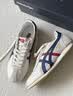 Onitsuka Tiger鬼塚虎男鞋 慢跑鞋透气轻便男女款运动休闲鞋RUNSPARK 白色/藏青色(1183B480-107) 37.5 实拍图