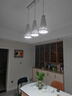 雷士（NVC）LED餐吊灯餐厅吧台灯具现代简约 白色餐吊 NDBD03A/2-005 实拍图