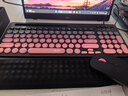 宏碁（acer）无线蓝牙双模键鼠套装OKR215/OKR281 轻薄人体工学办公家用商务电脑笔记本手机平板通用 黑莓粉 实拍图