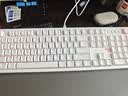 GANSS 3104TPro/3087TPro/3108TPro客制化机械键盘104键高斯三模RGB无线键盘蓝牙有线插拔办公游戏键盘 3104TPro白色【GASKET结构】三模RGB KTT静音红轴 实拍图
