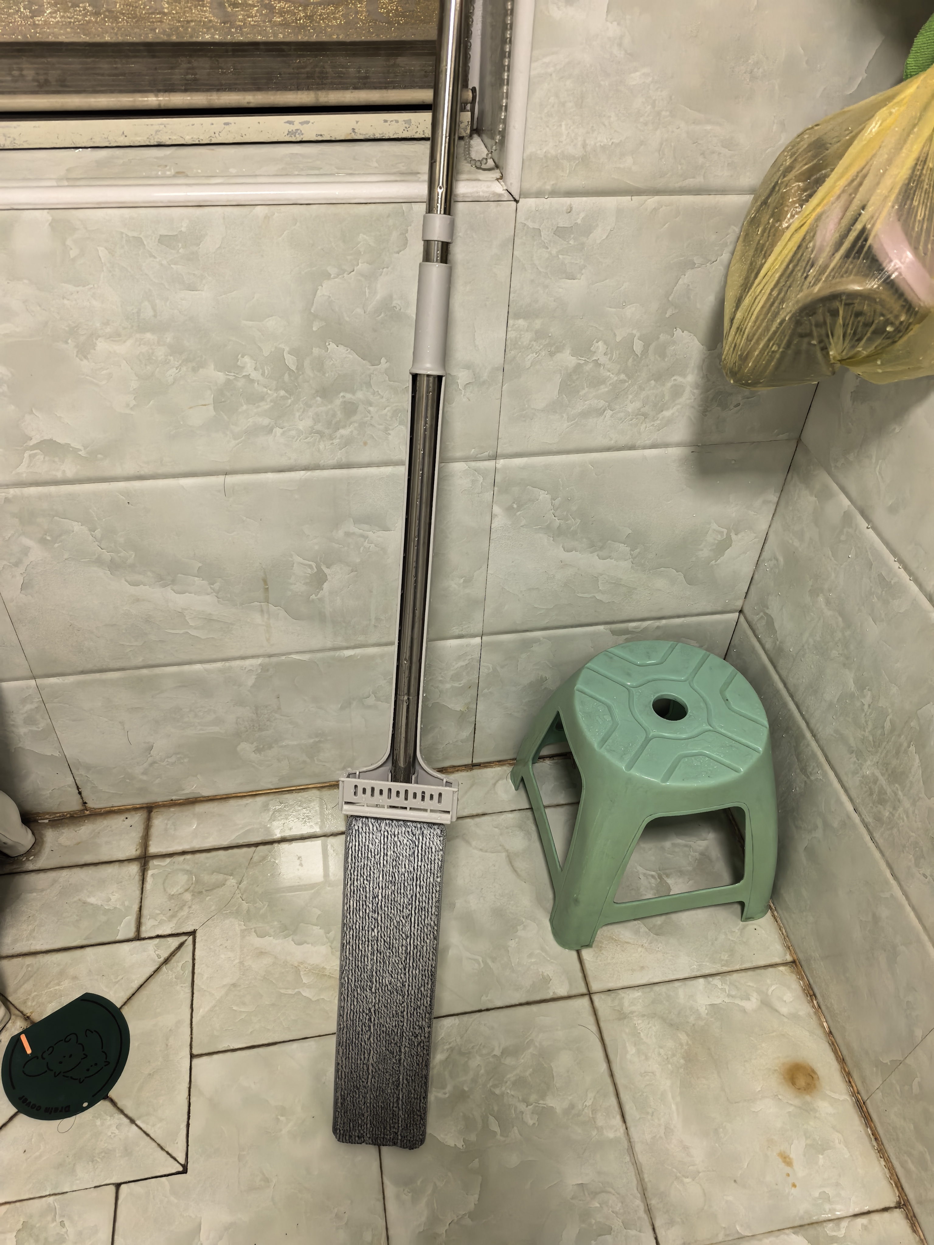京东京造免手洗平板拖把42cm P25家用拖地神器一拖净无水印墩布 含拖布*2 实拍图