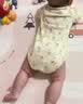 优衣库婴幼儿网眼包臀衣/短袖/1件装宝宝衣服连体衣481772 63 天蓝色 70cm 实拍图
