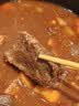 鲜京采 国产山东黄牛谷饲原切牛腿肉3斤 生鲜牛肉 烧烤炖煮食材 实拍图