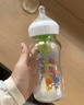 布朗博士玻璃奶瓶 0-3月新生婴儿防胀气防呛 宽口径奶瓶270ml 双兔 实拍图