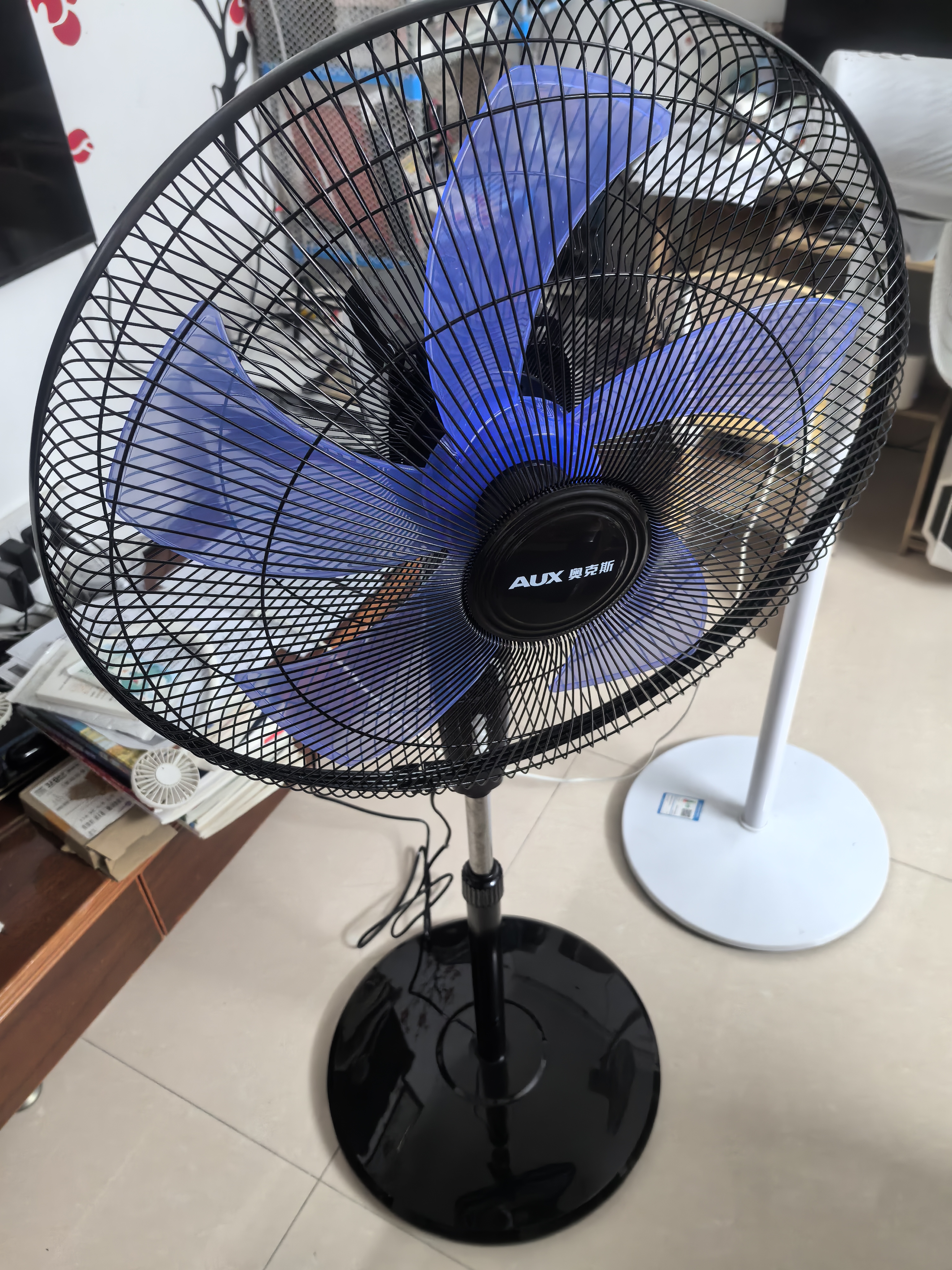 奥克斯（AUX）电风扇/机械落地扇/家用风扇/空气流通/可拆洗/18寸大风量风扇 FS-45-A1810 实拍图