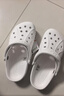 CROCS卡骆驰贝雅洞洞鞋沙滩鞋|10126 白色-100 37/38(230mm) 实拍图