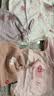 童泰新生儿半背衣婴儿衣服纯棉四季0-3月宝宝上衣满月服2件装 粉色 52 实拍图