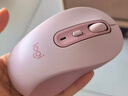 罗技（Logitech）M750M 通用版鼠标 无线鼠标 静音鼠标 对称鼠标 粉色 带Logi Bolt USB接收器 实拍图