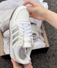 adidas ENTRAP美式校园风运动少年感复古篮球风板鞋男女阿迪达斯   白色/暗银金属/树脂黄   39 实拍图