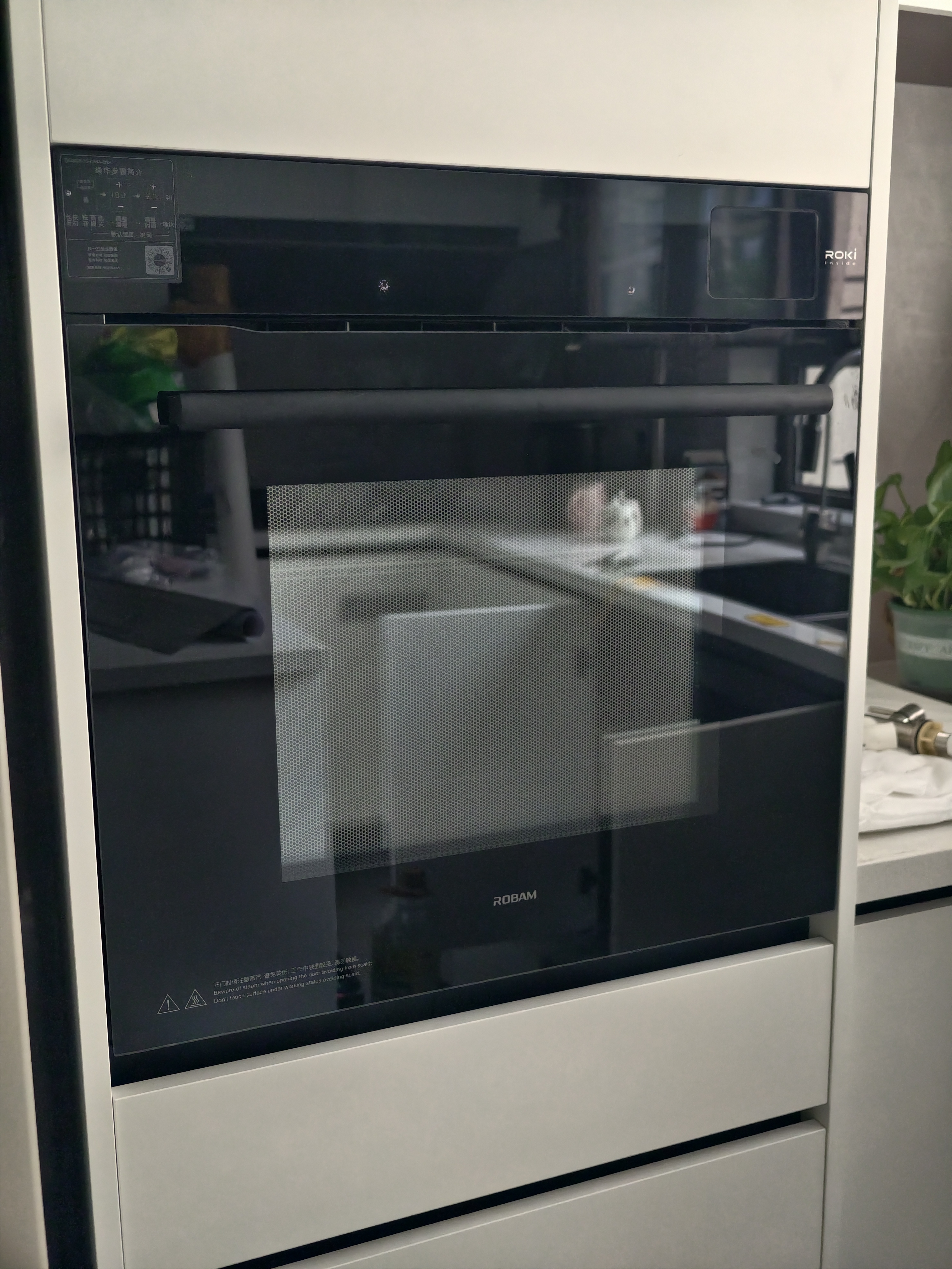 老板（Robam）【77L微pro速烹】旗舰新款小贝果D3P微蒸烤炸箱一体机嵌入式家用 升级EXP上下双温双控 实拍图