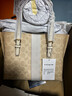 蔻驰（COACH）【品牌直供】女士MOLLIE25中号手提单肩斜挎托特包CV965奶茶色 实拍图