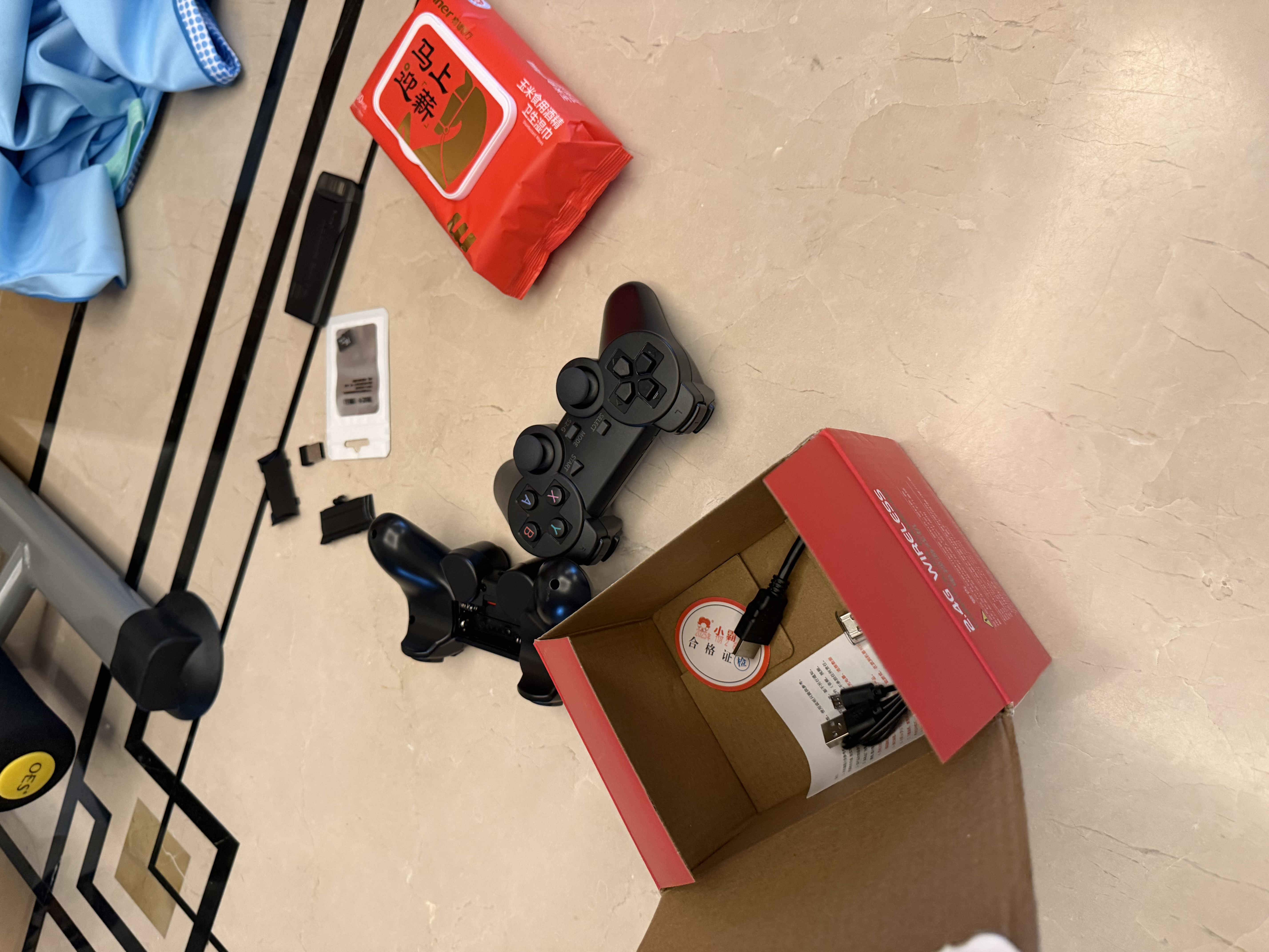 小霸王M9pro家用游戏机连电视街机摇杆一体游戏主机投影仪高清插卡式fc游戏盒子童年儿童红白机生日礼物 实拍图
