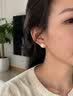 唐后（TH）和田玉耳钉女纯银玉石耳饰天然耳环高级感七夕礼物送女友 实拍图
