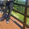 都市丽人冰丝微喇阔腿裤女款2026年最新款夏季防晒直筒裤户外运动速干裤女 实拍图