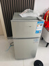 志高（CHIGO）小冰箱迷你小型家用冷藏冷冻两用宿舍出租房用双门办公室电冰箱节能省电 【一级能效】66L银色【全国联保丨节能省电】 实拍图