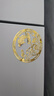 缤越鲤鱼莲花图鞋柜贴卫生间荷花净秽图厕所锦鲤金属贴画荷花贴1对装 实拍图