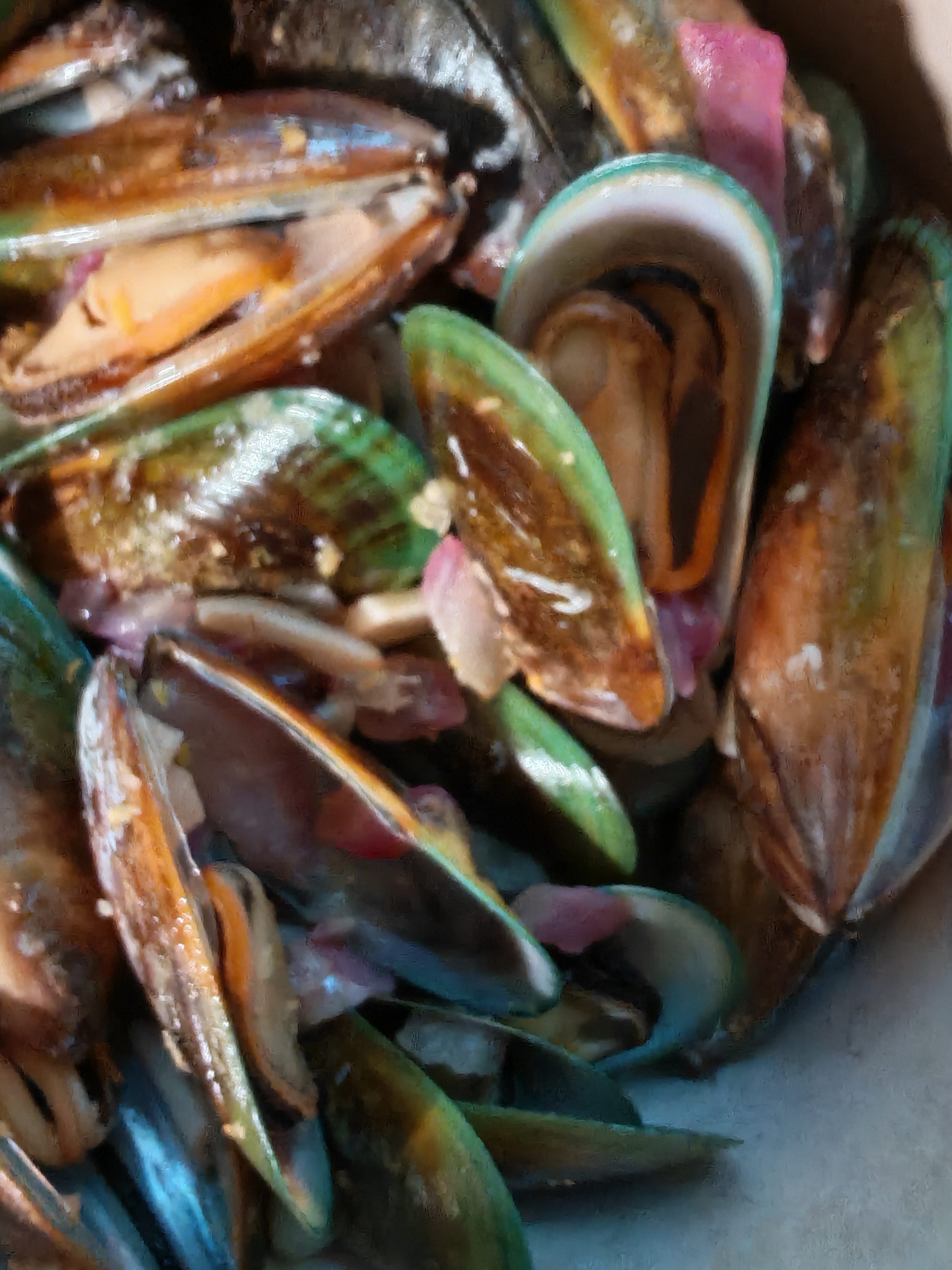 海鲜世家新西兰熟冻原汁全壳青口贝净含量1kg 21-26只/袋原装进口贝类 实拍图