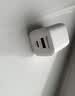 纽曼（Newmine）30W氮化镓PD快充充电器USB+Type-C双口充电头兼容27/20W/18W支持iPhone18/17/16/15/14手机平板 白 实拍图