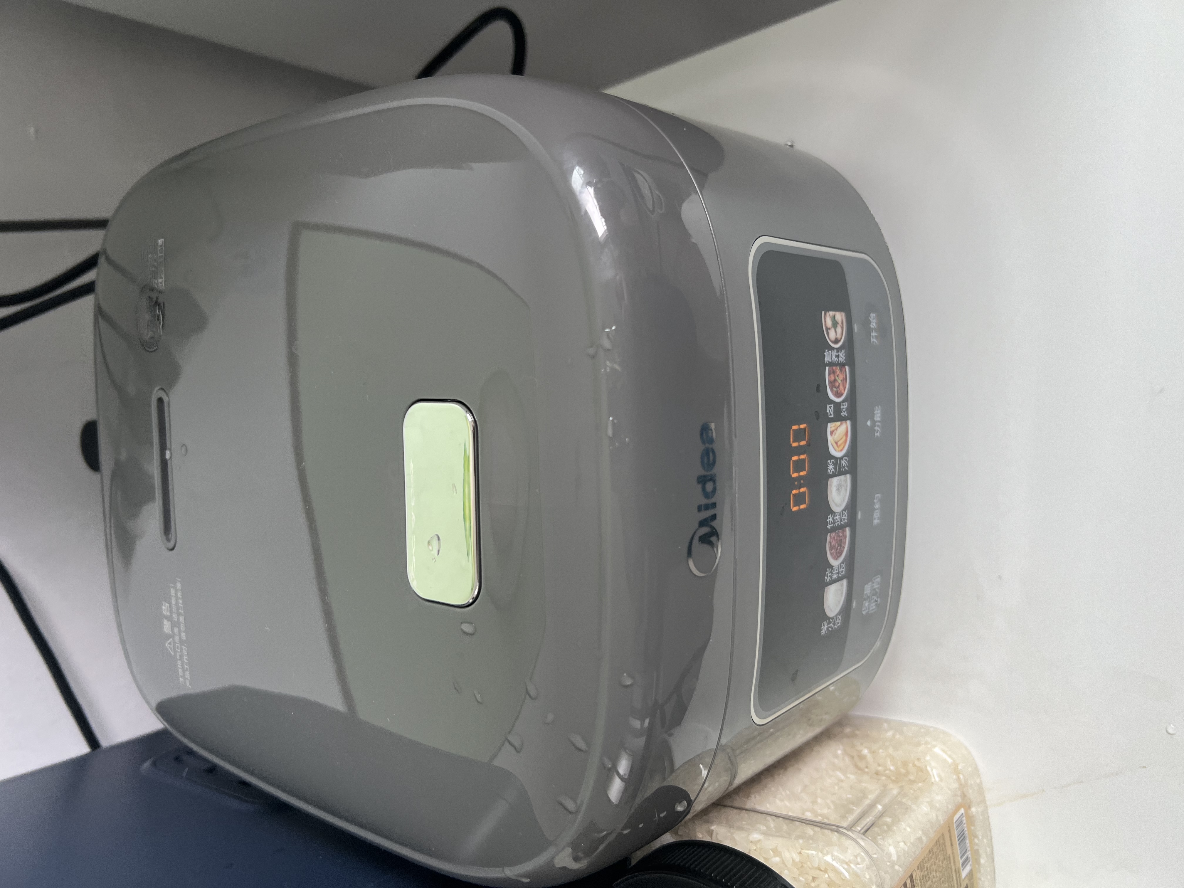 美的（Midea）电饭煲大布丁0涂层电饭锅4升316L母婴级不锈钢内胆3-4人家用多功能无涂层微压智能RE487S品牌官方 实拍图