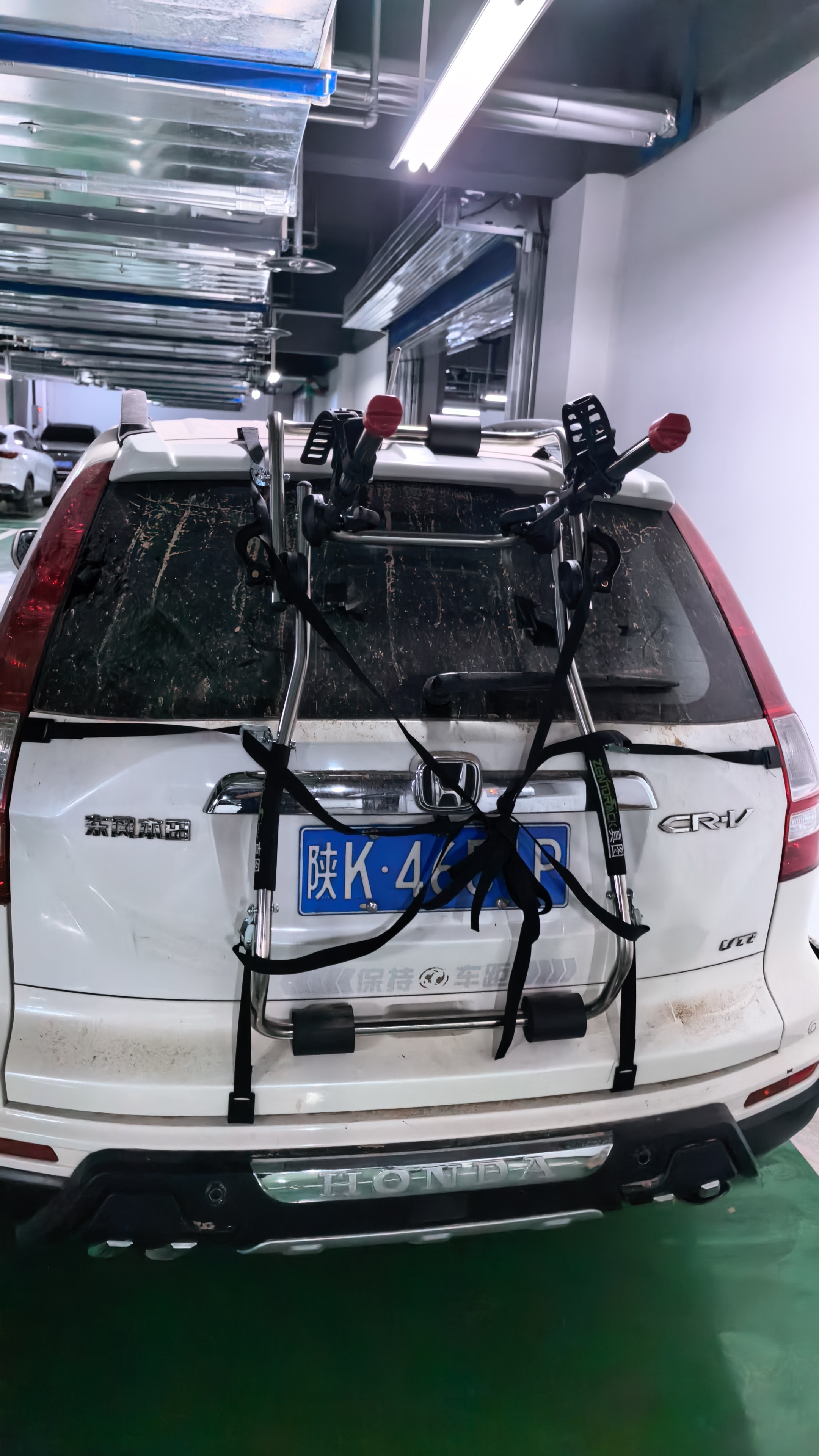 真图 防脱汽车自行车架后挂架车载后备箱车尾架后挂式携车架 SUV轿车 不锈钢（新版防脱落）挂二辆 实拍图