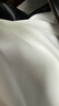 罗蒙（ROMON）纯色商务职业正装男士白衬衫工装男装短袖衬衣男CS72白色L 实拍图