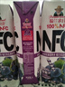 福兰农庄NFC葡萄汁100%纯鲜榨果汁饮料1L*4瓶0脂肪礼盒装 实拍图