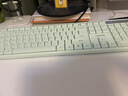 联想（Lenovo）有线键盘 轻音办公键盘 全尺寸 一键服务 USB接口 笔记本台式机一体机键盘 K15绿色 实拍图