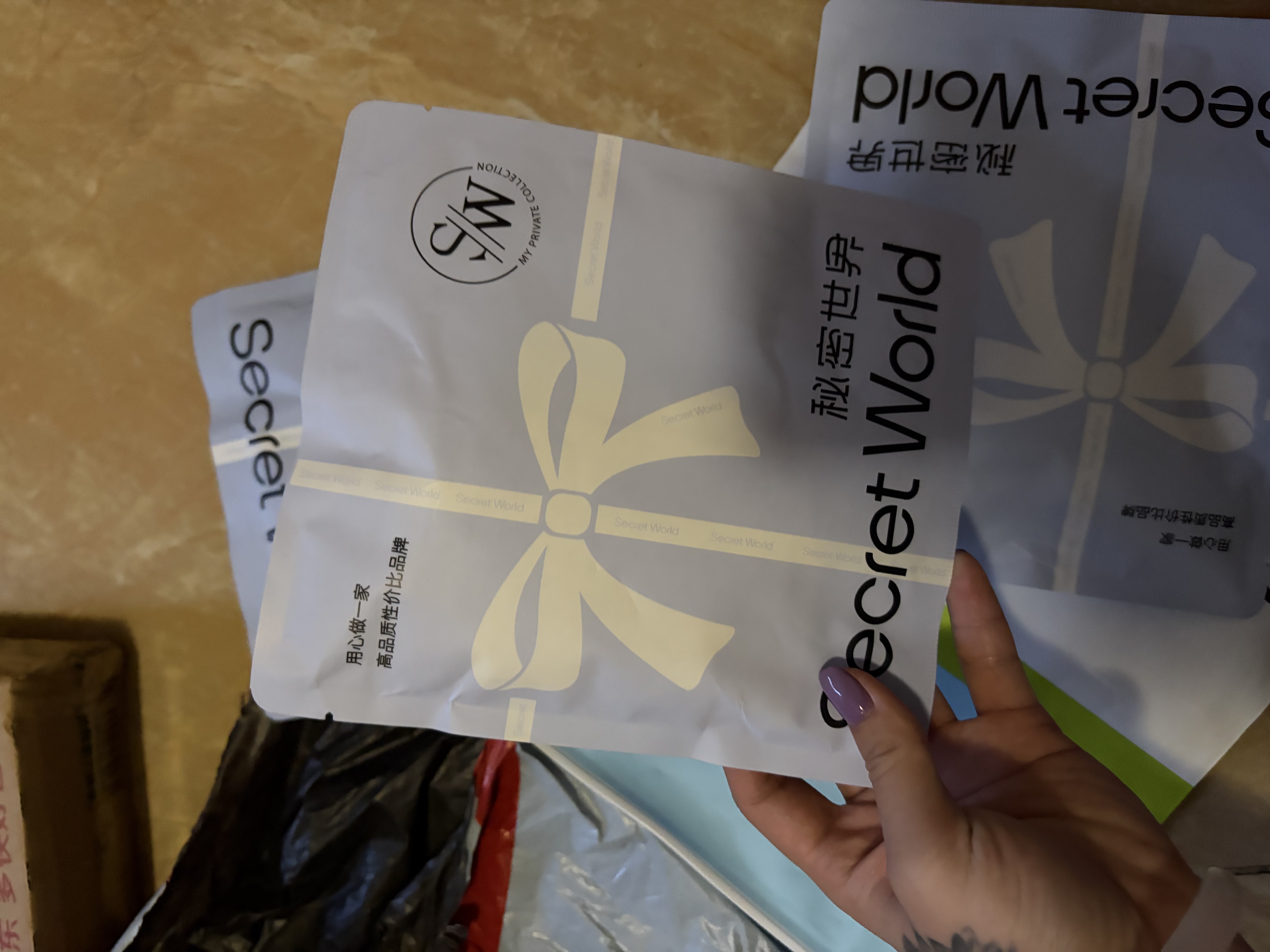 秘密世界（SecretWorld）内裤女士100%纯棉7A抗菌全棉A类中腰透气纯欲蕾丝少女三角裤衩 实拍图