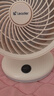 海尔（Haier） 统帅空气循环扇电风扇台扇小风扇涡轮扇家用节能风扇台式壁挂音轻定时摇头办公学生宿舍桌面风扇 基础款LSF-CM101(W) 实拍图