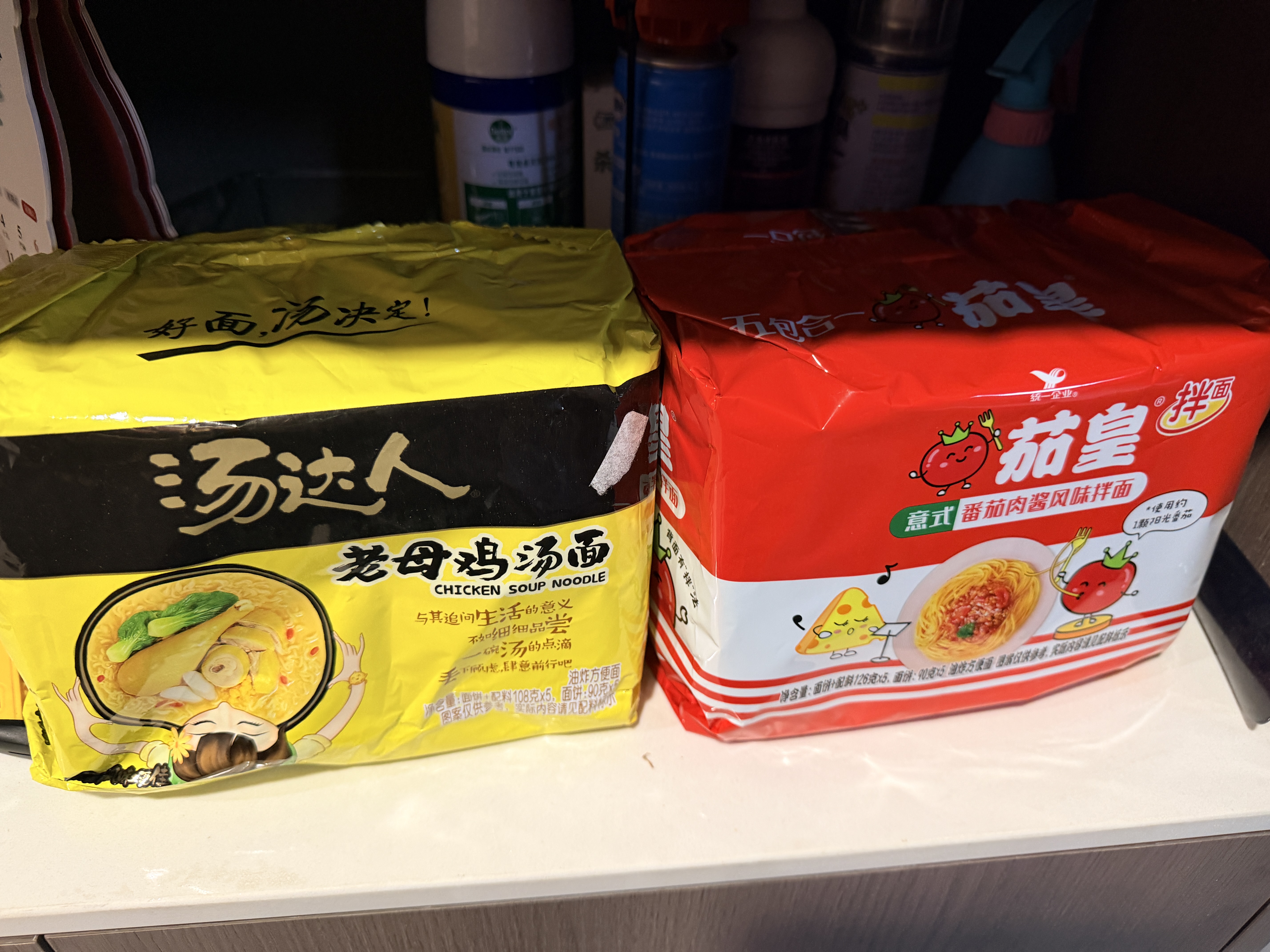 统一汤达人 老母鸡汤 袋装 108g*5 五连包 方便面速食面泡面 实拍图