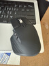 罗技（Logitech）大师系列 MX Master 3S 菁英版 无线蓝牙鼠标  办公静音鼠标 人体工学 石墨黑 无线接收器需另购买 实拍图