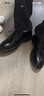 海澜之家HLA皮鞋男士商务休闲春夏德比正装鞋子男H135/H171 黑色42 实拍图