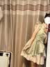 唐努乌【竹杳】新中式旗袍可拆袖lolita少女汉服OP连衣裙中华风洛丽塔 全套【可拆袖】+裙撑+飞机盒 S 实拍图
