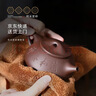 百年利永宜兴紫砂壶纯手工原矿紫泥景舟石瓢功夫茶具套装礼盒泡茶壶送礼物 清和养神（一壶四杯） 235ml 实拍图
