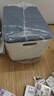 百草园收纳盒桌面药品收纳办公室杂物储物盒家用大容量浴室整理筐黛蓝色 实拍图