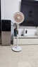 美的（Midea）【变频轻音】空气循环扇家用语音遥控电风扇 一级能效静音落地扇 卧室桌面大风力小风扇 GDJ24SHG 实拍图