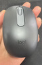 罗技（Logitech）M196 无线蓝牙鼠标 办公鼠标 笔记本商务办公家用 小巧便携 对称手型 石墨灰 实拍图