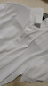 拇指白小T【冰玉POLO衫】凉感抑菌男女士短袖夏商务翻领休闲 皓白 2XL 实拍图