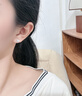 唯一（Winy）四叶草999纯银耳钉女轻奢高级2026新款银耳饰环生日礼物送女朋友 实拍图