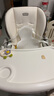 哈卡达宝宝餐椅婴儿成长椅学座椅多功能椅子家用餐桌椅子可折叠学坐神器 【免安装款】-汉白银Pro 实拍图
