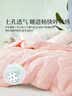 水星家纺被子春秋被秋冬被子被芯抗菌纤维被褥约5.2斤220*240cm粉 实拍图