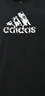 阿迪达斯（adidas）【特价清仓】夏季男女同款短袖男T恤跑步健身运动速干 黑白 2XL 实拍图
