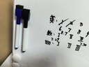 得力40*30cm银色桌面手持小白板 可擦写单面桌面写字板 磁性儿童家用教学小黑板记事备忘提示板 实拍图