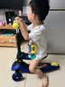 babycare儿童滑板车2-6岁二合一折叠车重力转向宝宝可坐生日礼物 奥里安蓝 实拍图