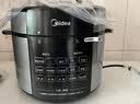美的（Midea）电压力锅0涂层5L家用大容量智能钢胆大屏操控智能开盖煮双胆电饭煲适用4-6人E5915G京东自营 实拍图