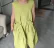 巴拉巴拉女童裙子儿童连衣裙夏装中大童甜美文艺无袖花苞裙子208225111015 实拍图