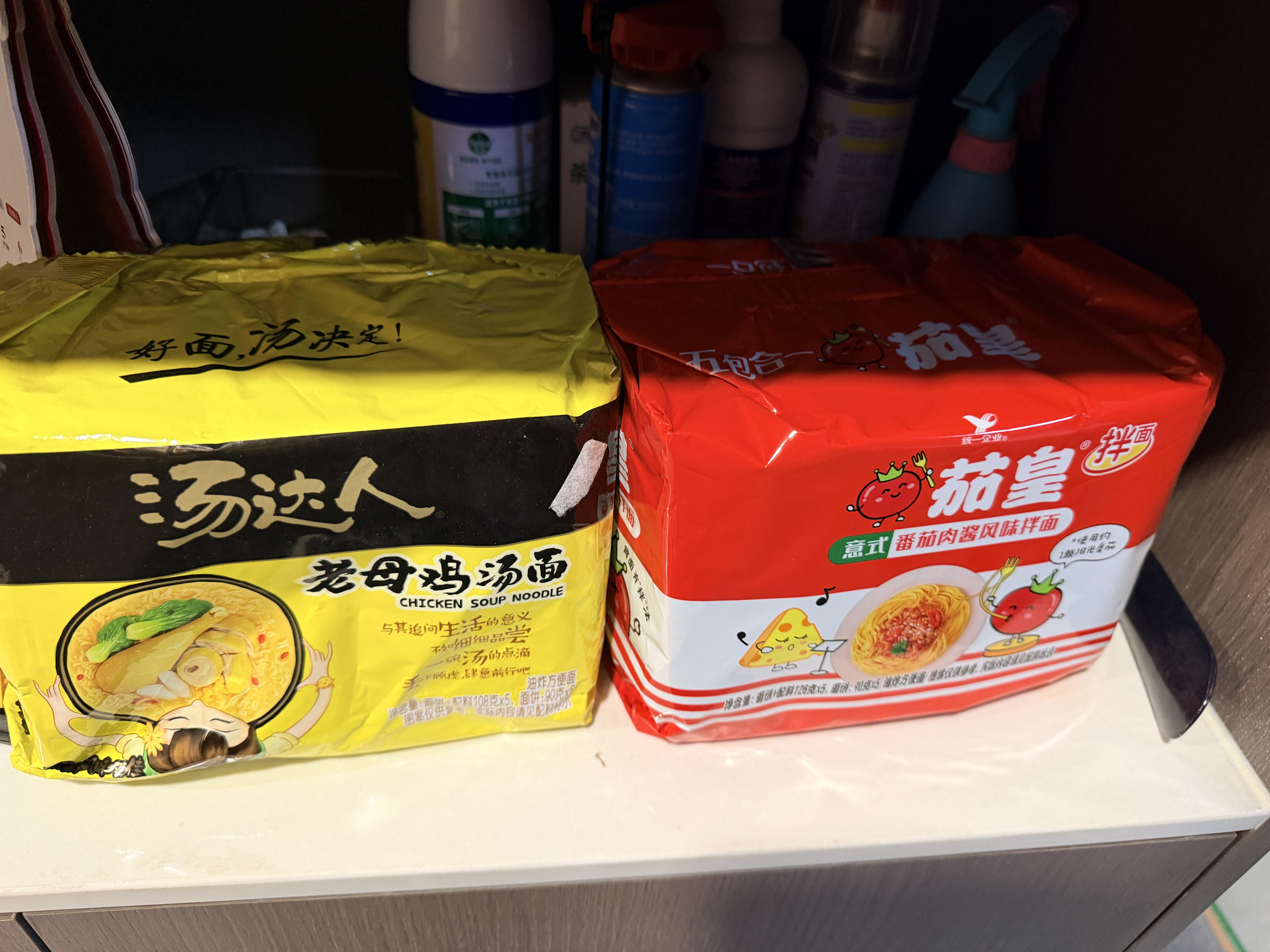统一汤达人 老母鸡汤 袋装 108g*5 五连包 方便面速食面泡面 实拍图