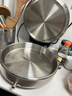 美的（Midea）电饼铛 小钢炮0涂层316L不锈钢电饼档 家庭用40mm超深双面加热 煎饼锅烤肉锅烙饼锅早餐机电煎锅s1 实拍图