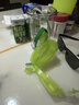 GLASSLOCK韩式复古耐热加厚玻璃杯钢化玻璃水杯进口杯子茶杯牛奶杯 绿色(带提绳)500ml 实拍图